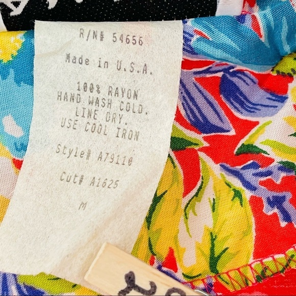 Vintage amara Hawaiian mumu maxi dress flamingo tropical novelty print - Picture 4 of 13